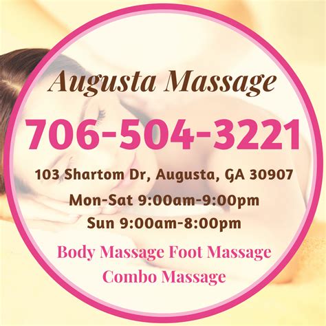 Erotic massage Augusta
